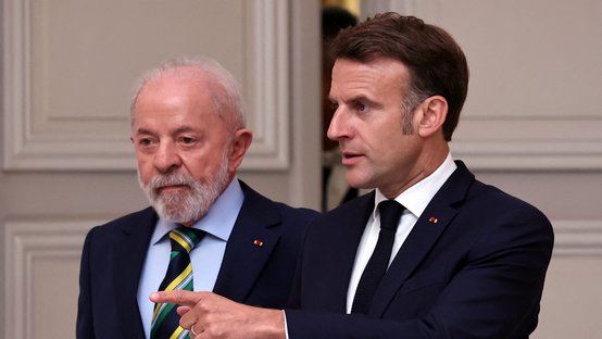 Brazilian President Luiz Inacio Lula da Silva visits France