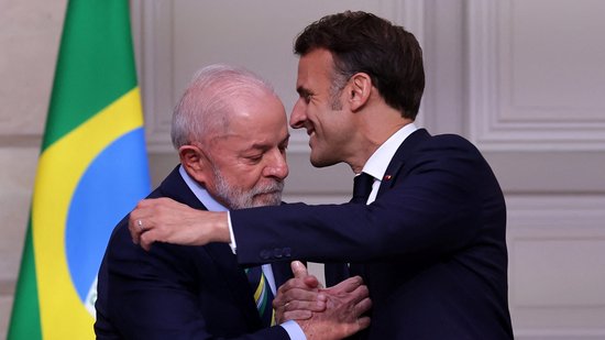Brazilian President Luiz Inacio Lula da Silva visits France