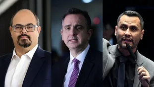 Assessoria Vice-governador/Gil Leonardi, Pedro França e Roque de Sá/Agência Senado