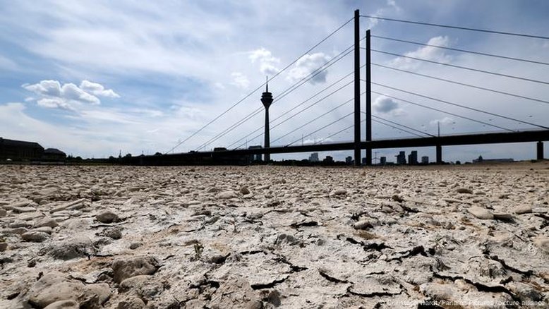 Falta de chuva acende alerta para economia alemã