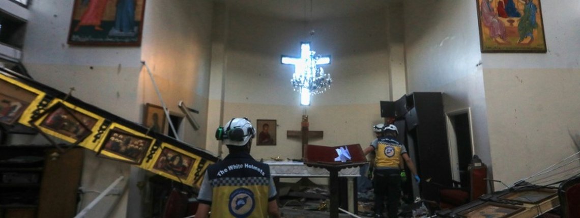 Atentado suicida em igreja na Síria deixa ao menos 22 mortos