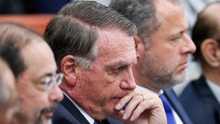 O ex-presidente Jair Bolsonaro (PL) no Supremo Tribunal Federal (STF).
