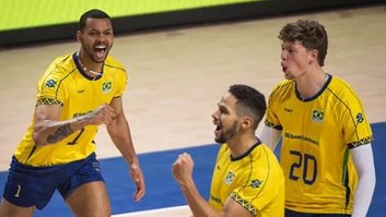 Brasil vence Itália por 3 a 2 na Liga das Nações de Vôlei