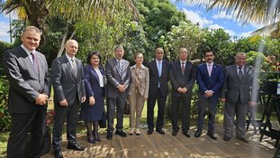 Convidados para o evento que celebrou os 80 anos da fundação da Liga dos Estados Árabes