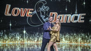 Felipe Andreoli e Rafa Brites, apresentadores do programa Love&Dance, da Record TV