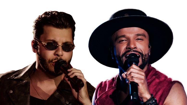Alexandre Pires e Murilo Huff cantam 'Beijo de Outro Ângulo'