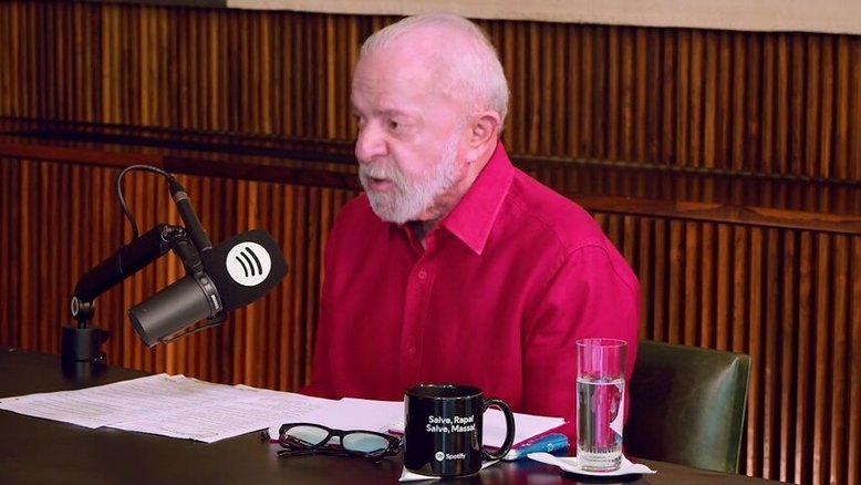 Lula em entrevista ao podcast Mano a Mano