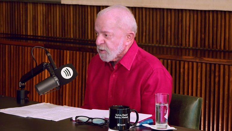 Lula em entrevista ao podcast Mano a Mano