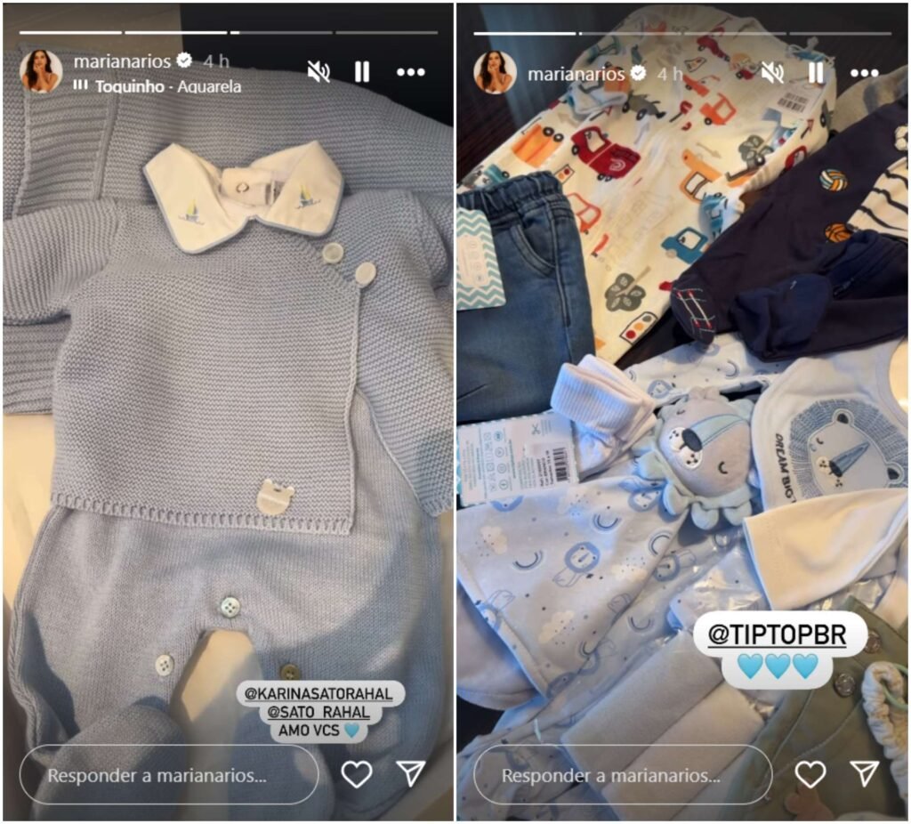 À espera do 1º filho, Mariana Rios mostra roupinhas que já ganhou para bebê 4 À espera do 1º filho, Mariana Rios mostra roupinhas que já ganhou para bebê