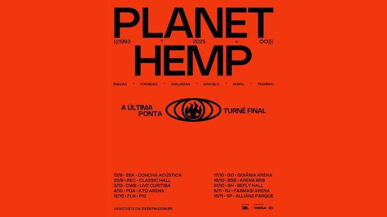 Planet Hemp anuncia última turnê da carreira: ‘Tudo bem acabar’