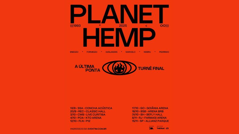 Planet Hemp anuncia última turnê da carreira: ‘Tudo bem acabar’