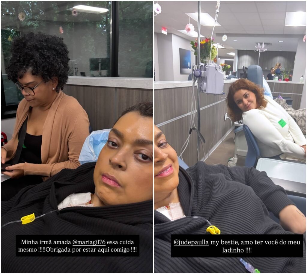 Preta Gil agradece apoio de irmã e amiga durante tratamento de câncer: 'Cuida mesmo’ 2 Preta Gil agradece apoio de irmã e amiga durante tratamento de câncer: 'Cuida mesmo’