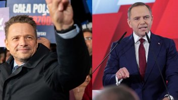 Rafal Trzaskowski e Karol Nawrocki