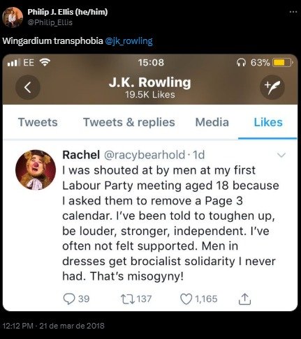 J.K. Rowling volta a atacar pessoas trans em nova publicação: 'Não é real'