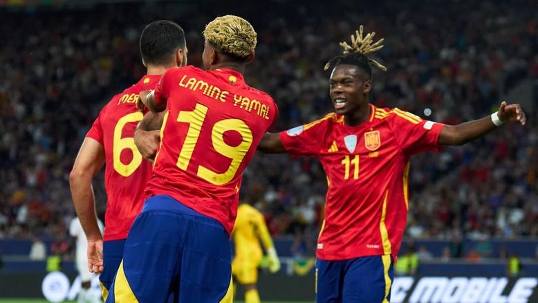 Reprodução/Instagram Seleção da Espanha