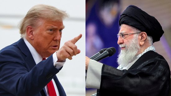 'Sabemos onde está se escondendo', diz Trump sobre líder supremo do Irã