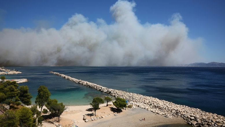 Incêndio na França força parte da população de Marselha ao confinamento