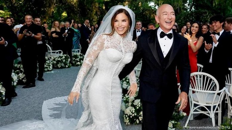 Casamento de Bezos: super-ricos não estão nem aí