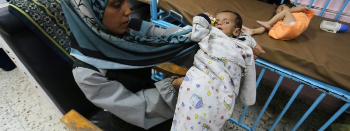 Organizações humanitárias alertam sobre desnutrição infantil em Gaza