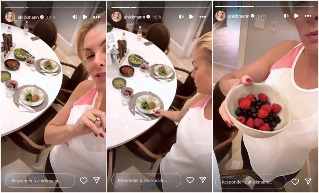 Ana Hickmann mostra refeição especial para Edu Guedes após alta: 'Primeiro jantar'
