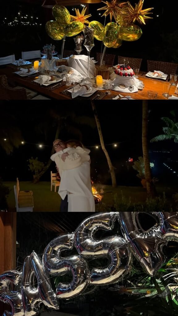 Sasha Meneghel celebra 27 anos com homenagens dos pais e do marido