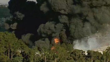 Incêndio em indústria