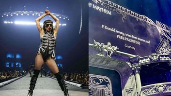 Lady Gaga em show da sua nova turne 'Mayhem Ball'