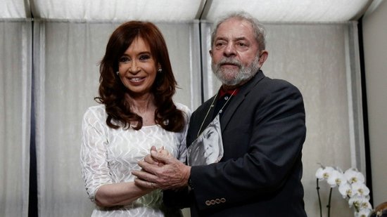 Cristina Kirchner e Lula, 9 de dezembro de 2016 em São Paulo