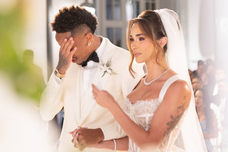 Como foi o casamento de Eder Militão e Tainá Castro em SP 4 Eder Militão e Tainá Castro