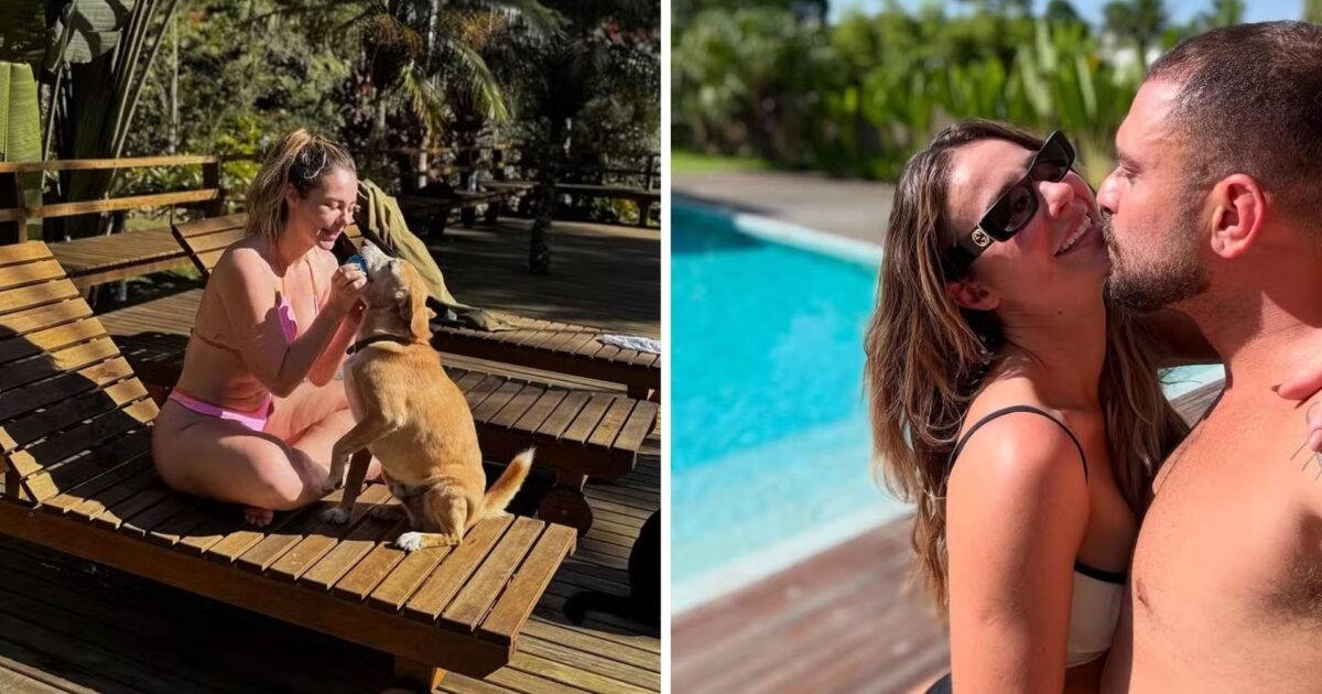 Paolla Oliveira compartilha fotos do fim de semana e exibe chamego com Diogo Nogueira