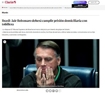 New York Times e outros veículos internacionais repercutem operação contra Bolsonaro