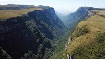 Cânion Fortaleza, localizado no Parque Nacional da Serra Geral