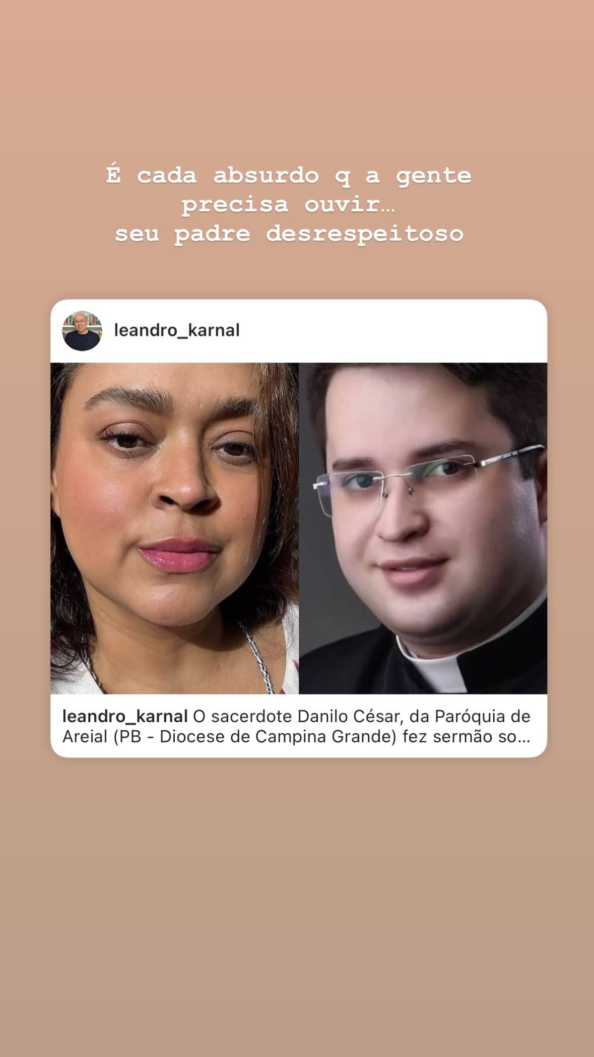 Bela Gil reage à declaração preconceituosa de padre sobre morte de Preta Gil