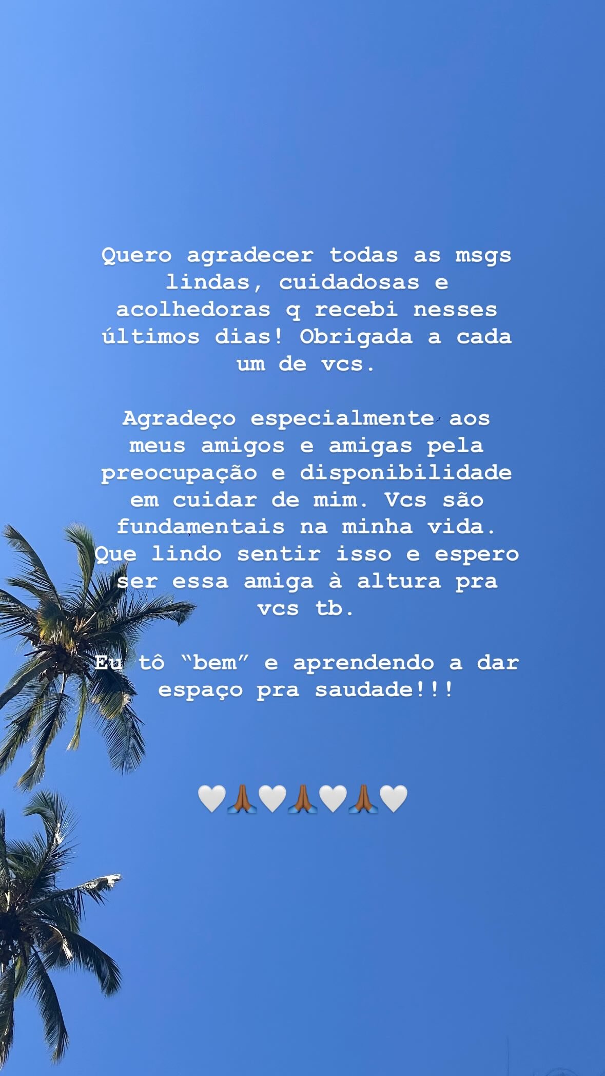 Bela Gil reflete após morte de Preta Gil: 'Aprendendo a dar espaço para a saudade' 2 Bela Gil reflete após morte de Preta Gil: 'Aprendendo a dar espaço para a saudade'