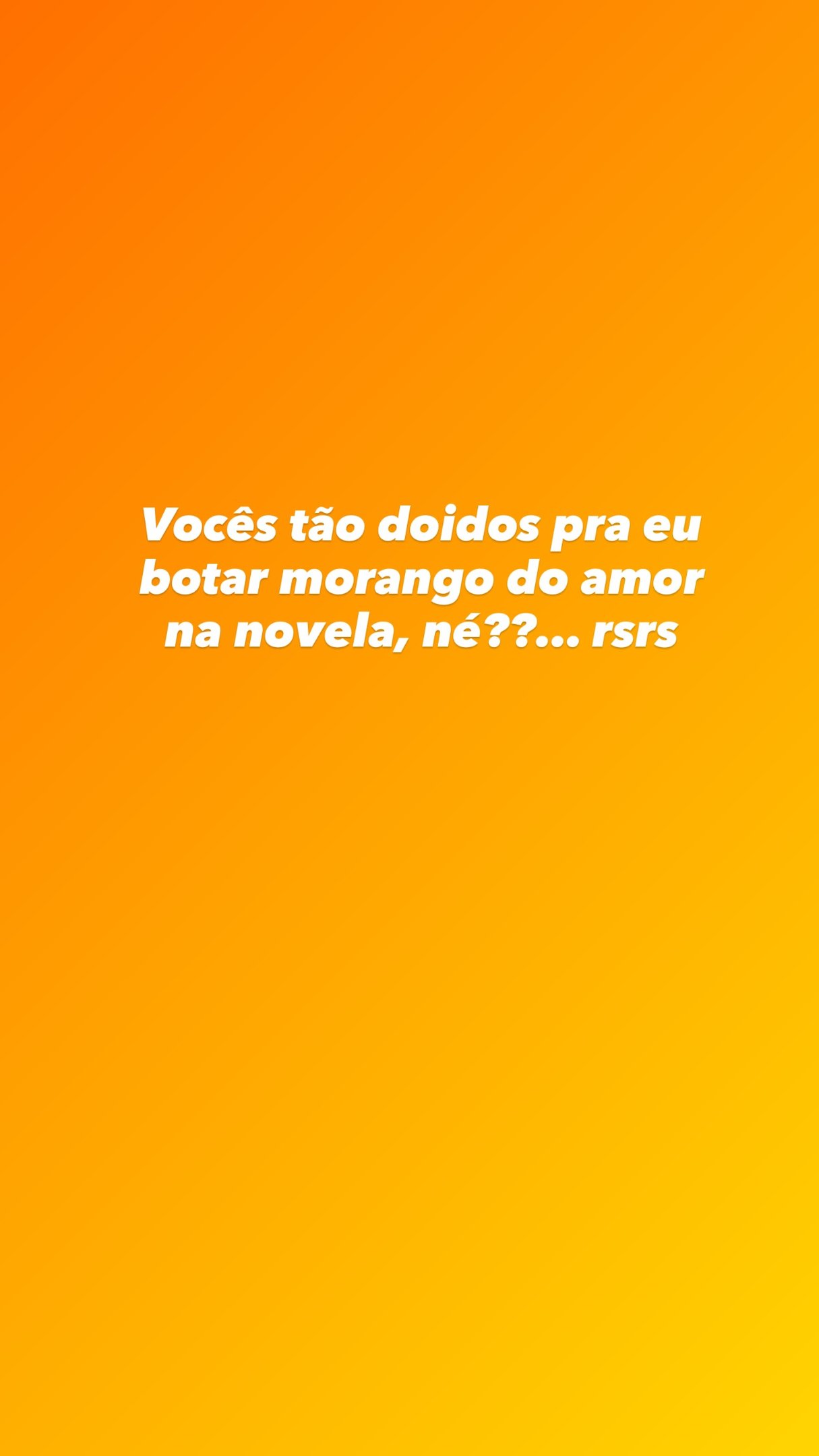'Vale Tudo': autora Manuela Dias sugere inserção de morango do amor na novela 2 'Vale Tudo': autora Manuela Dias sugere inserção de morango do amor na novela