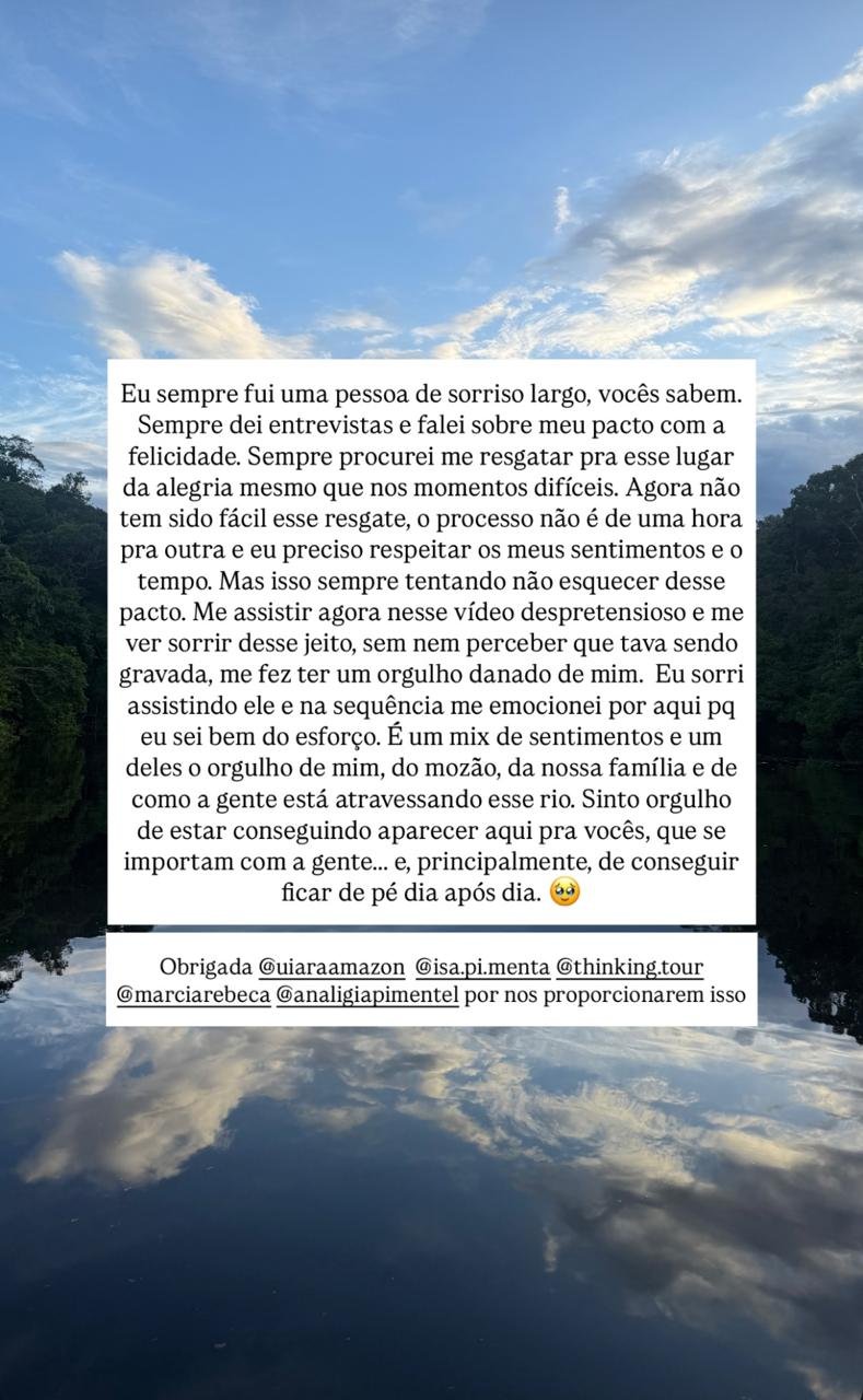 Tati Machado reflete sobre voltar a sorrir após perda do filho 2 Tati Machado reflete sobre voltar a sorrir após perda do filho