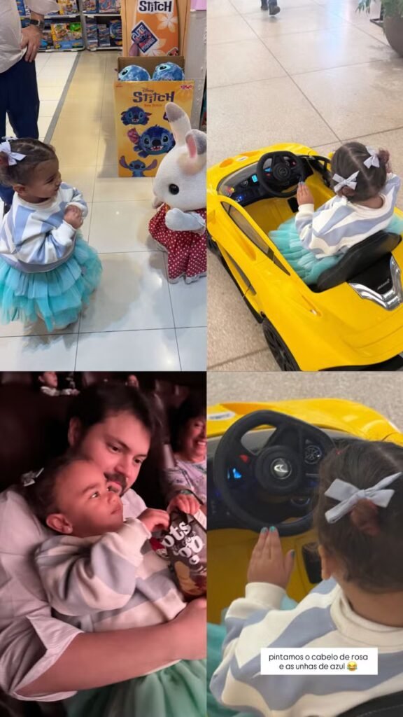 Irmã de Bruna Biancardi encanta web ao mostrar Mavie fantasiada de Branca de Neve