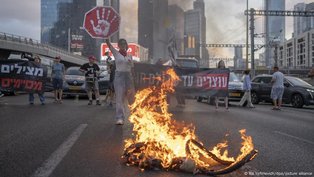 Manifestantes bloqueiam estradas em Israel para exigir cessar-fogo em Gaza