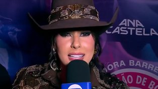 Ana Castela durante entrevista à TV Globo