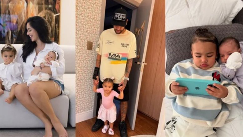 Bruna Biancardi encanta seguidores ao compartilhar momentos em família com Neymar