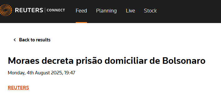 Bolsonaro em prisão domiciliar: como a imprensa internacional está mostrando