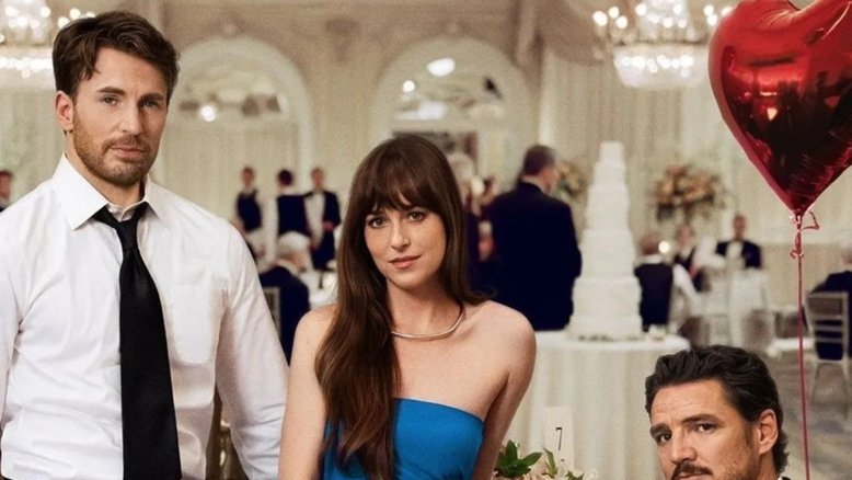 Chris Evans, Dakota Johnson e Pedro Pascal