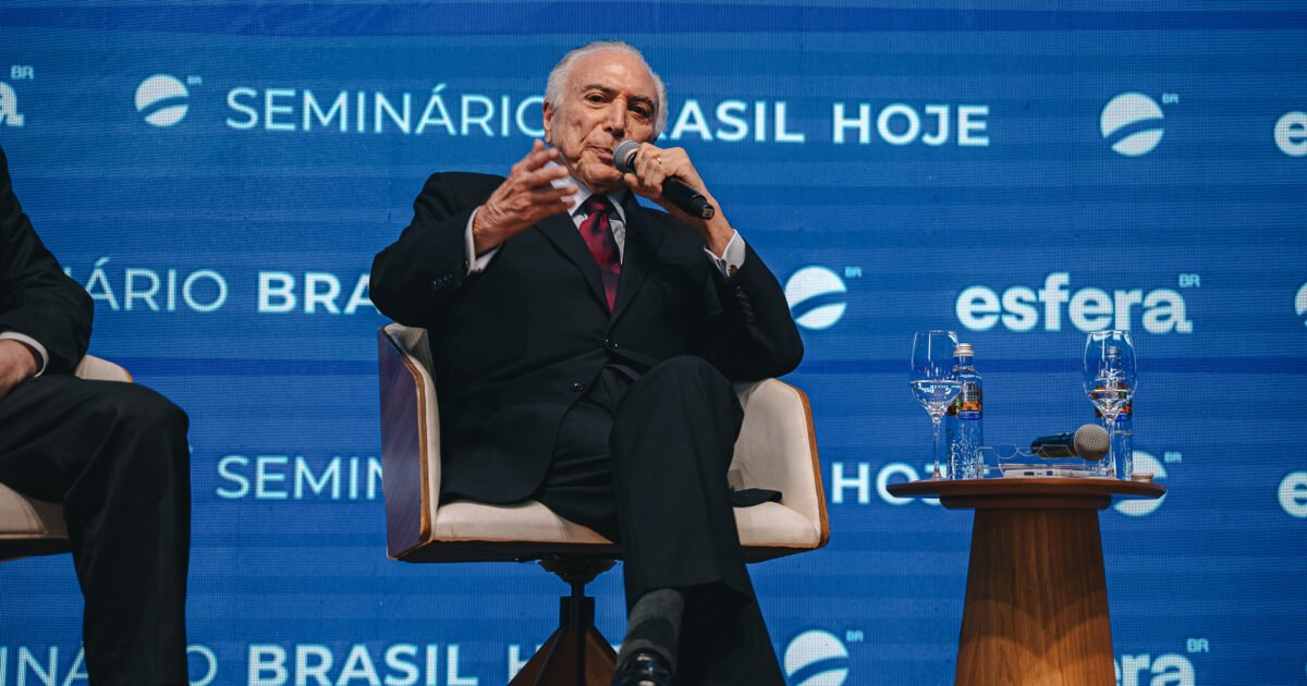 Temer critica diálogo do governo e defende ligação entre Lula e Trump: ‘Eu tentaria’
