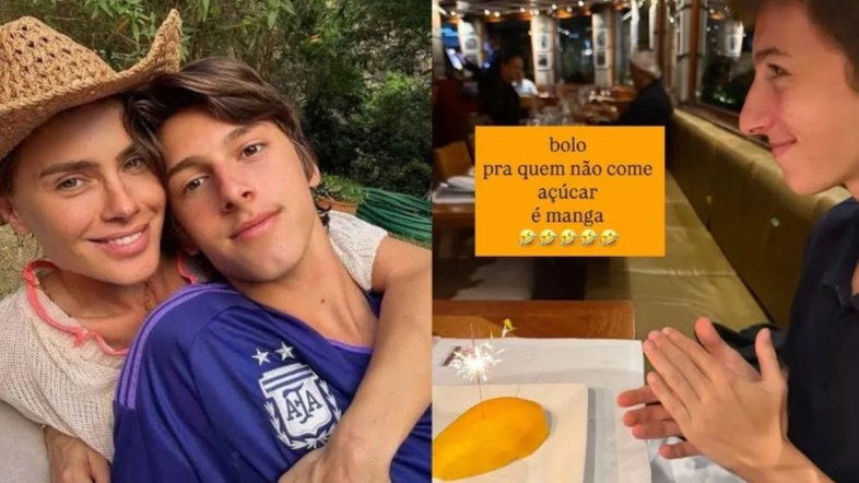 Filho de Carolina Dieckmmann ganha bolo de aniversário inusitado