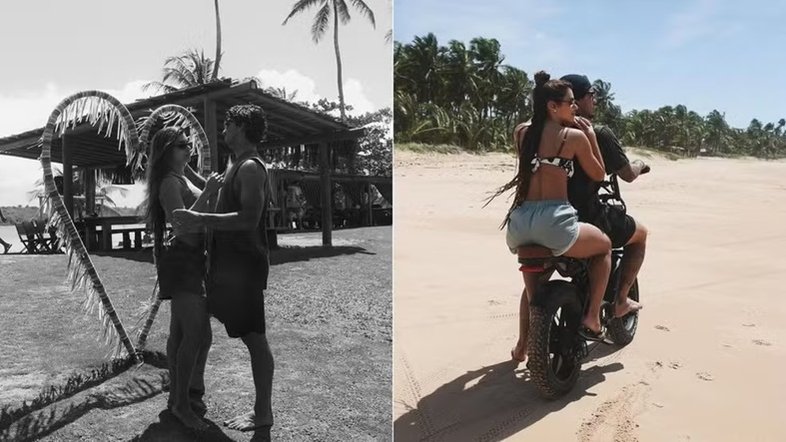 Gabriel Medina e a nova namorada, Isabella Arantes