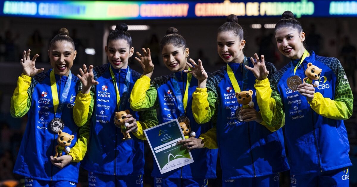 Brasil emociona e leva nova prata no Mundial de ginástica rítmica
