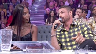 Naomi Campbell e Cauã Reymond