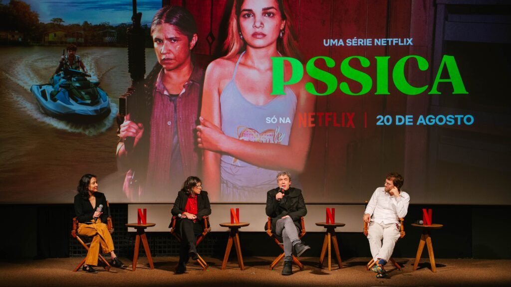Netflix celebra lançamento da minissérie brasileira 'Pssica' em evento em SP 2 Netflix celebra lançamento da minissérie brasileira 'Pssica' em evento em SP