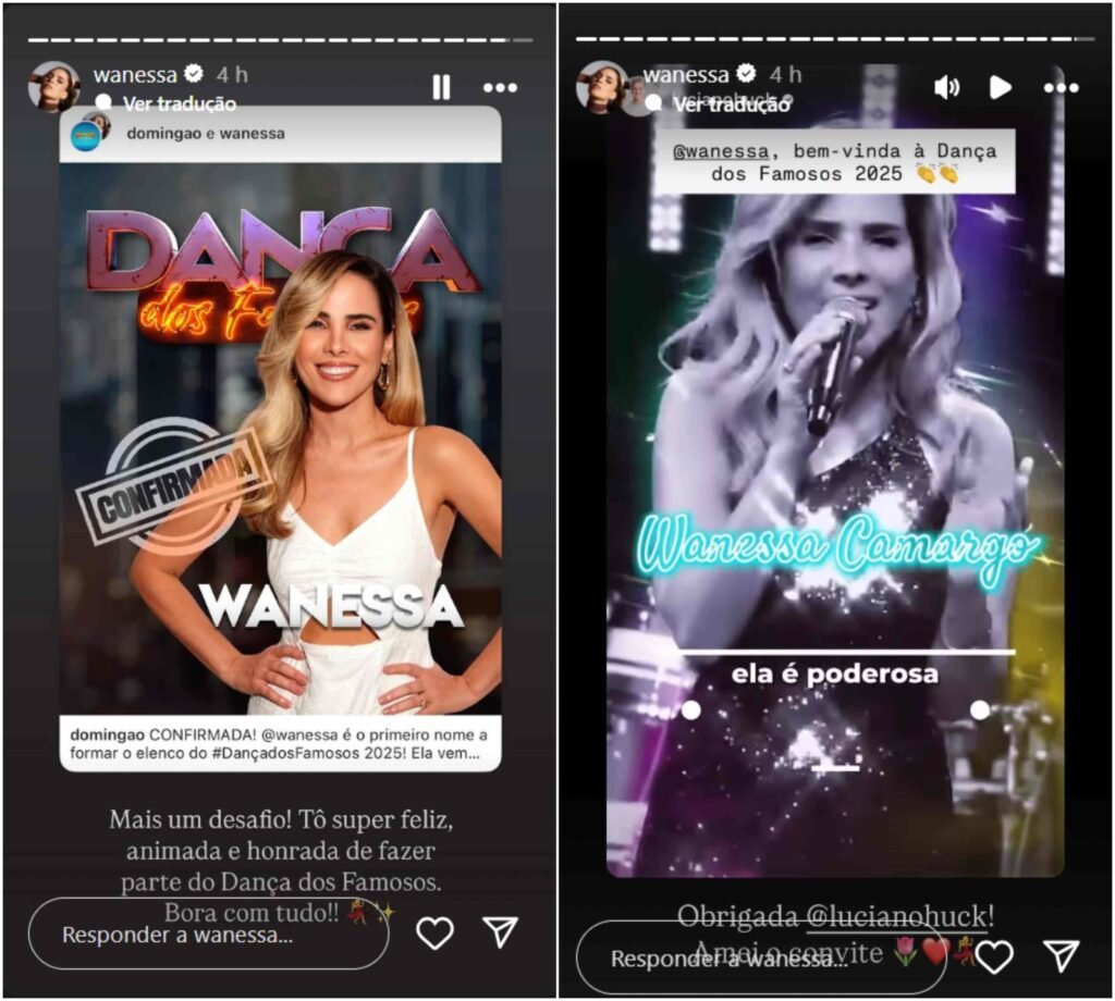 Wanessa Camargo é confirmada na nova temporada da 'Dança dos Famosos'