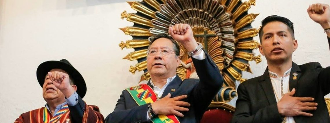 Presidente da Bolívia pede que se siga o rumo da esquerda antes das eleições